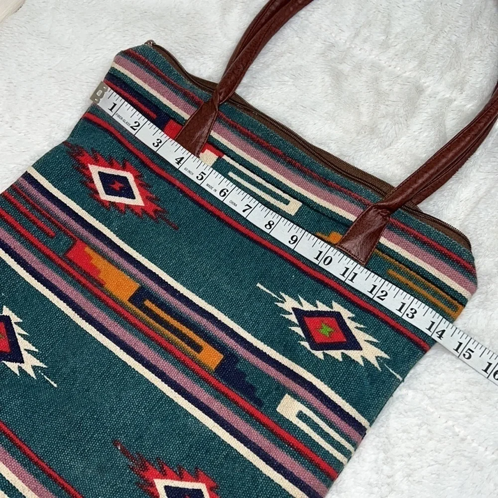 Pine Creek Clear Waters Tribal Tote Bag Purse Handbag